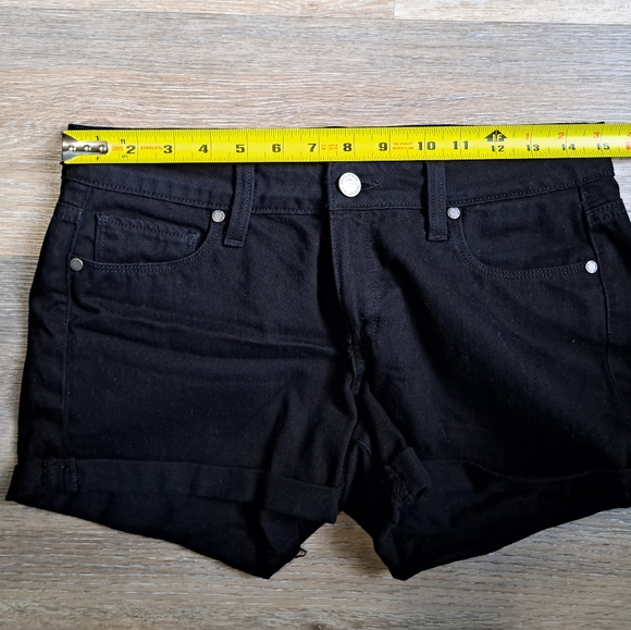 Paige Jimmy Jimmy Short in Black Overdye - Picture 8 of 10